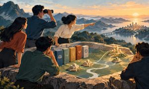 Minh họa chủ đề: Đánh giá teamwork: 15 câu hỏi và cách đọc năm nhóm điểm