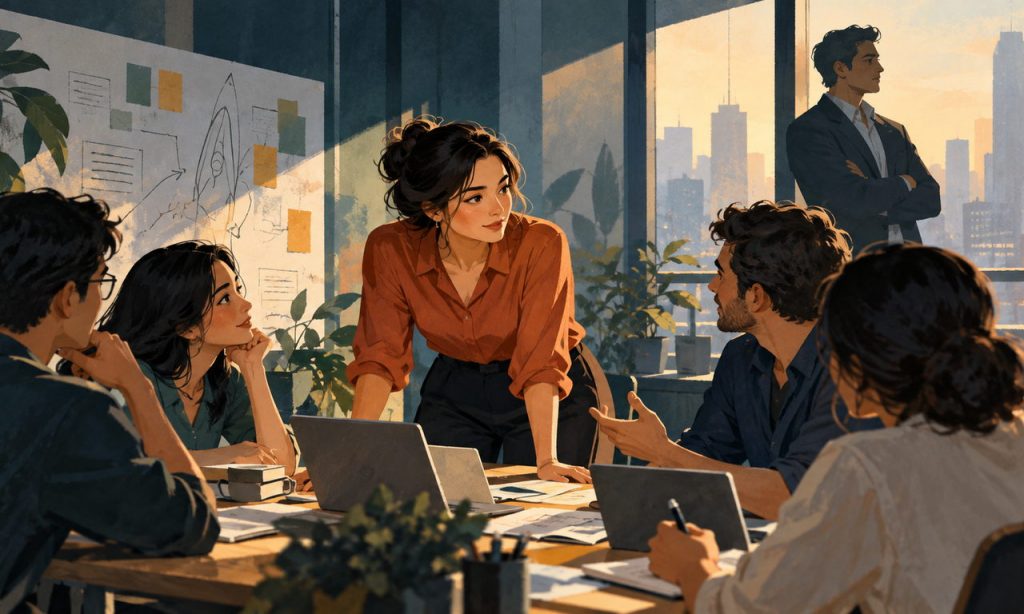 Minh họa chủ đề: Khảo nghiệm đầu tiên: Kathryn giữ ưu tiên teamwork trước Martin