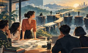 Minh họa chủ đề: Teamwork là lợi thế cạnh tranh: lời mở đầu của 5 điểm chết