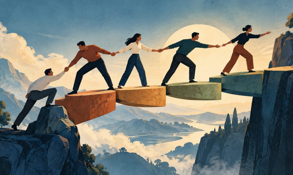 Minh họa chủ đề: Né trách nhiệm trong teamwork: cách đồng đội giữ nhau đúng cam kết