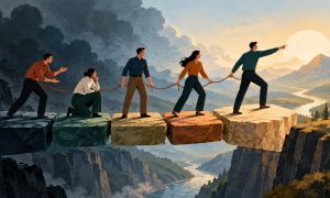 Minh họa chủ đề: Thiếu cam kết trong teamwork: quyết định rõ mà không chờ đồng thuận