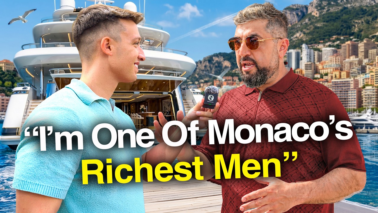 Video 'Asking Monaco Billionaires How They Got Rich!' của The School of Hard Knocks (ảnh chụp từ video gốc)